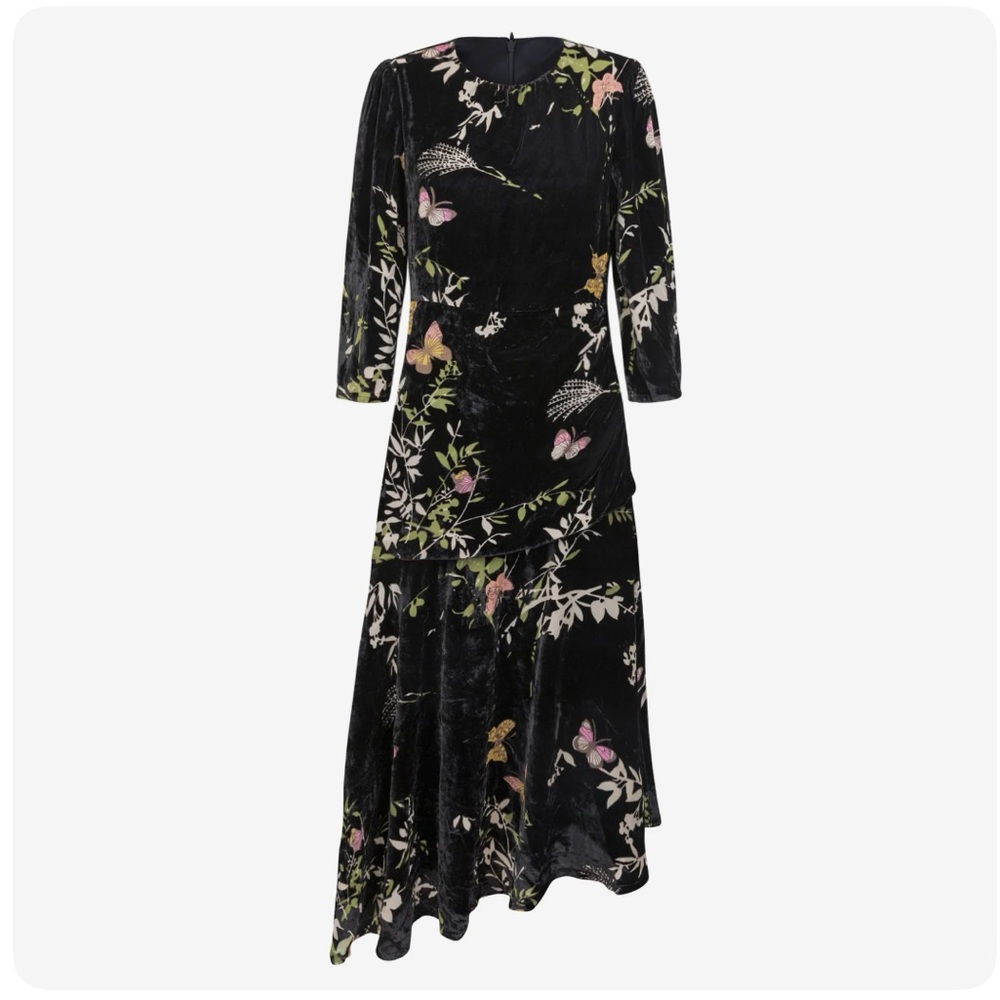 Black Floral Dress